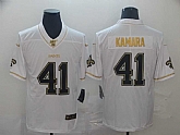 Nike Saints 41 Alvin Kamara White Gold Vapor Untouchable Limited Jersey,baseball caps,new era cap wholesale,wholesale hats